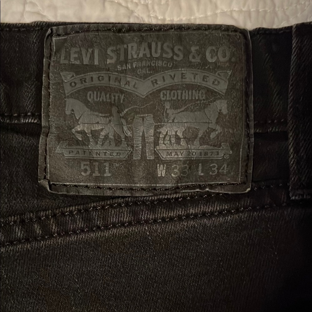 Levi Strauss Black Jeans